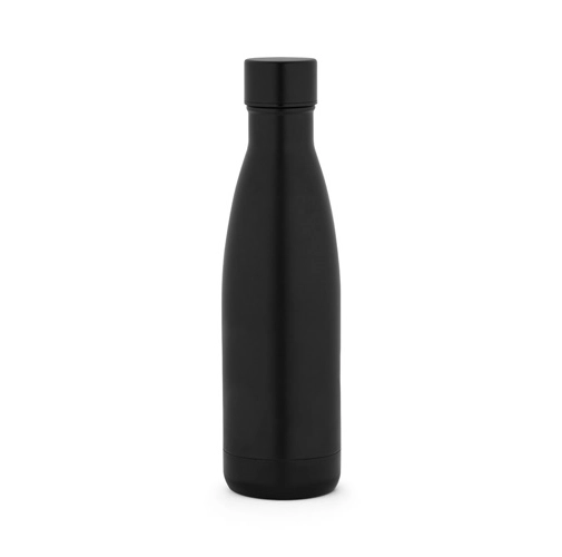 black RE-BUFFON M. Termo fabricado con 90% acero inoxidable reciclado 520 mL