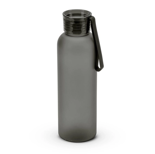 black RIO rPET. Botella de PET reciclado (100% rPET) con acabado mate 600 ml