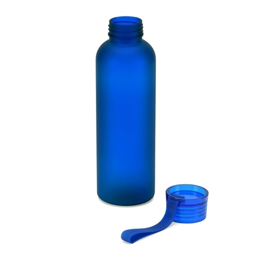 blue RIO rPET. Botella de PET reciclado (100% rPET) con acabado mate 600 ml