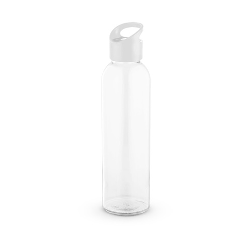 white PORTIS GLASS. botella de vidrio de 500ml