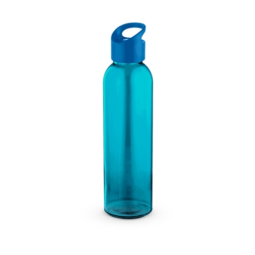 azul royal PORTIS GLASS. botella de vidrio de 500ml