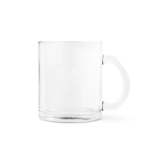 transparente CARMO. Taza de cristal para sublimación de 350 mL