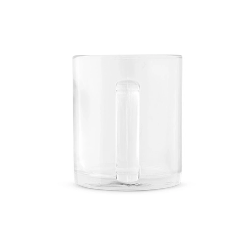 transparente CARMO. Taza de cristal para sublimación de 350 mL