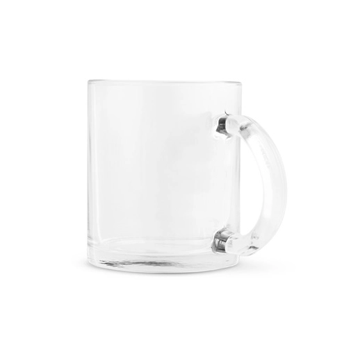 transparente CARMO. Taza de cristal para sublimación de 350 mL