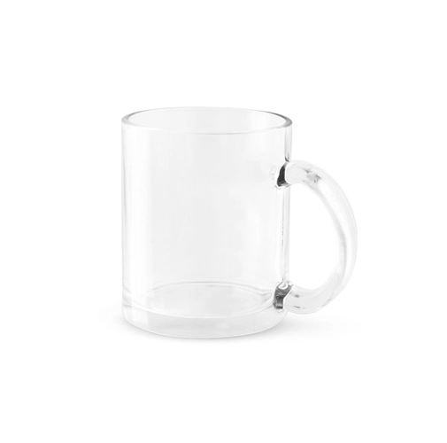 transparente CARMO. Taza de cristal para sublimación de 350 mL