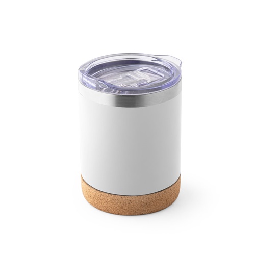 white SOLBERG TUMBLER. Taza de viaje de 400 mL