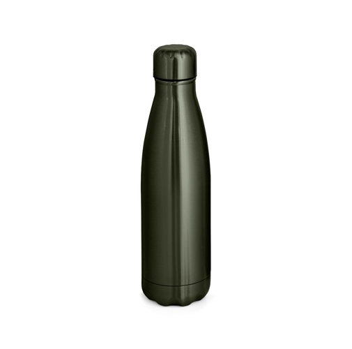 gun metal SHOW METALLIC. Botella de acero inoxidable con acabado metalizado mate 510 mL