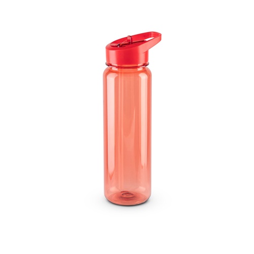red GILMORE. Botella deportiva de PET reciclado (100% rPET) con acabado translúcido brillante 750 ml