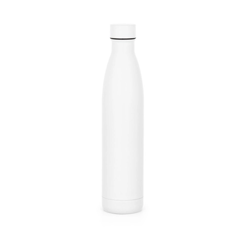 white RE-BUFFON XL. Botella de acero inoxidable de doble pared (90% reciclado)