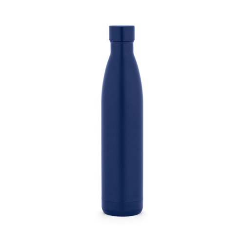 azul marino RE-BUFFON XL. Botella de acero inoxidable de doble pared (90% reciclado)