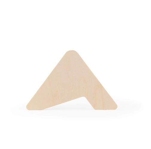 PLYCORK. Soporte de madera contrachapada con 6 posavasos de corcho