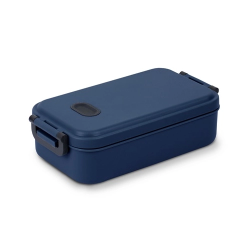 azul marino MOCHI. Caja hermética de PP 900 mL