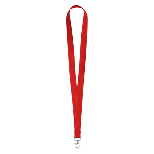 red LARIAT. Lanyard de poliéster