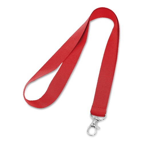 red LARIAT. Lanyard de poliéster