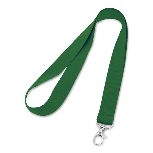 green LARIAT. Lanyard de poliéster