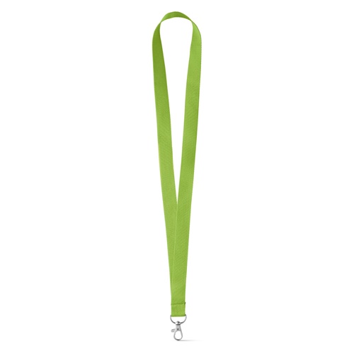 verde claro LARIAT. Lanyard de poliéster