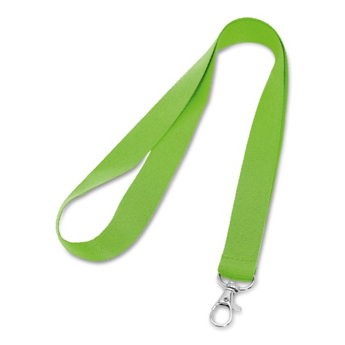 verde claro LARIAT. Lanyard de poliéster