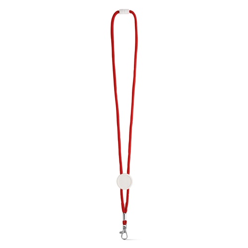 red WEAVE. Lanyard tipo cordón y fabricado en poliéster