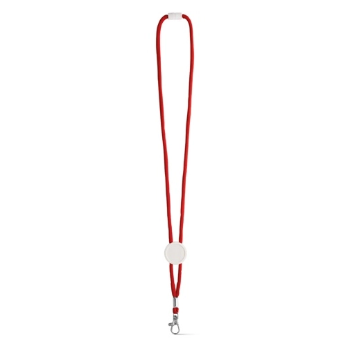 WEAVE. Lanyard tipo cordón y fabricado en poliéster