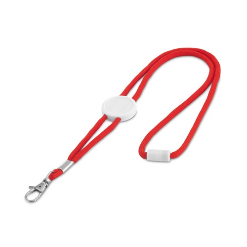 red WEAVE. Lanyard tipo cordón y fabricado en poliéster