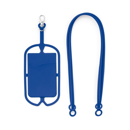 azul royal NICOLAUS. Tarjetero con soporte para smartphone