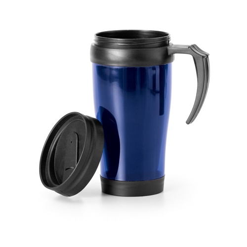 azul royal LIVE. Taza de viaje 420 mL