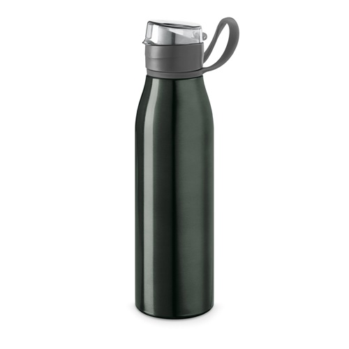 gun metal KORVER. Botella deportiva de 650 mL