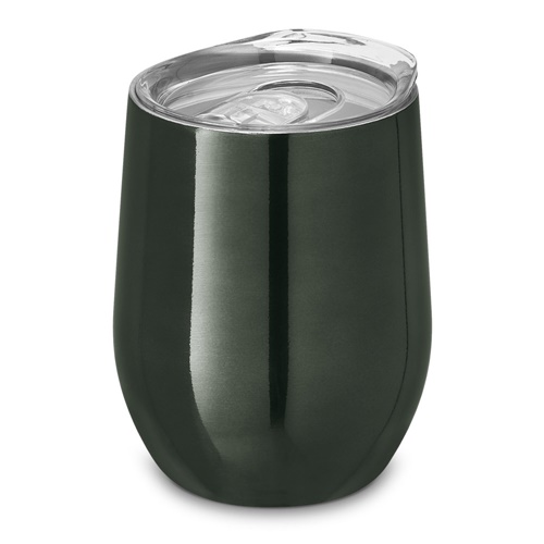 gun metal RONDE. Taza de viaje 400 mL