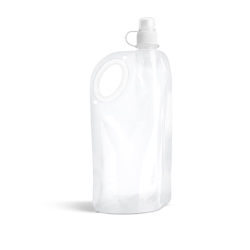 white HIKE. Botella plegable