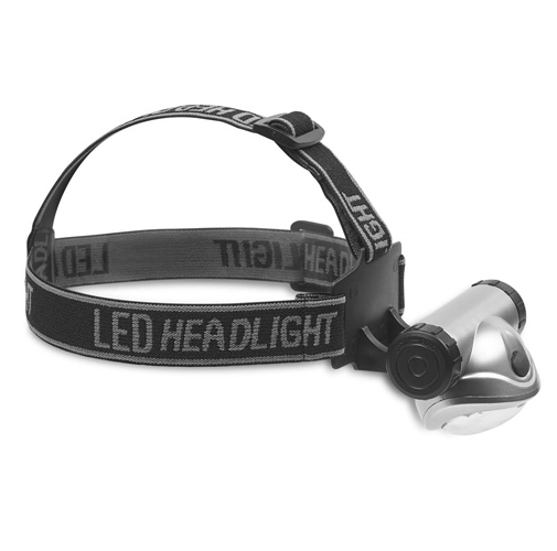 cromado satinado STANY. Linterna de cabeza