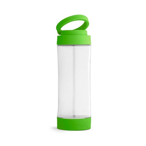 verde claro QUINTANA. Botella deportiva de vidrio
