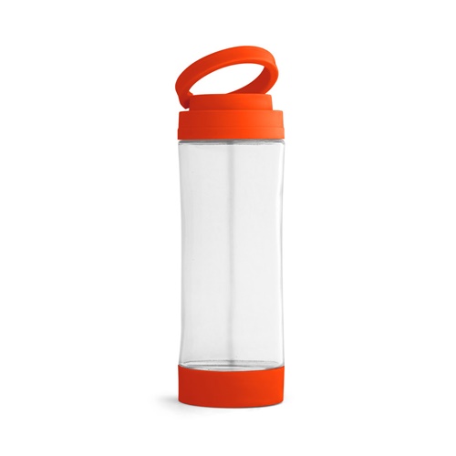 orange QUINTANA. Botella deportiva de vidrio