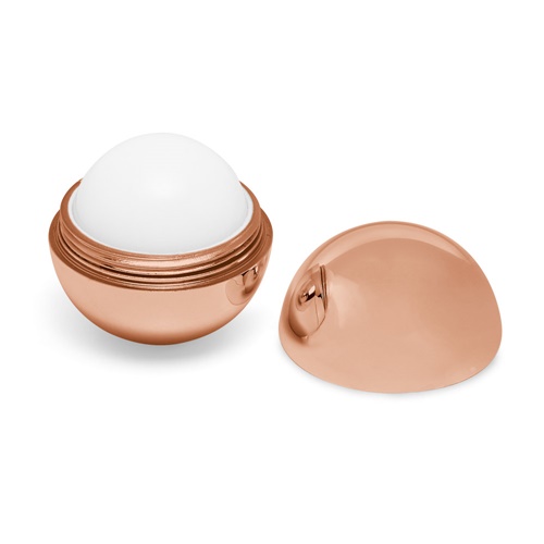 cobre ALBA. Protector labial suministrado en un envase de ABS