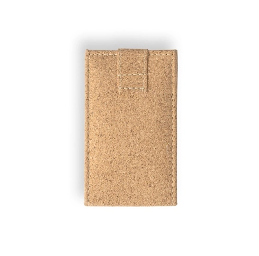 ZENA. Conjunto de manicura em aço inoxidável numa bolsa de cortiça