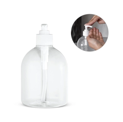 REFLASK 500. Frasco con dosificador fabricado en PET y PP, 500 mL