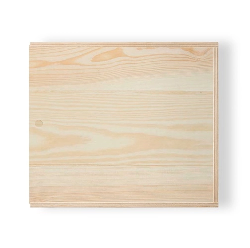 natural oscuro BOXIE WOOD L. Caja de madera L