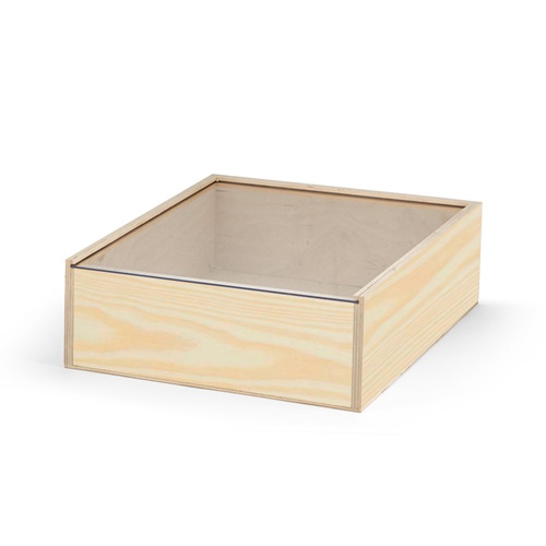 BOXIE CLEAR L. Caja de madera L