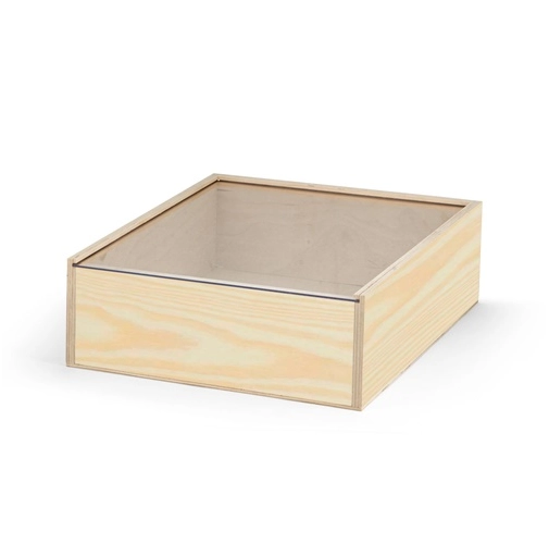 BOXIE CLEAR L. Caja de madera L