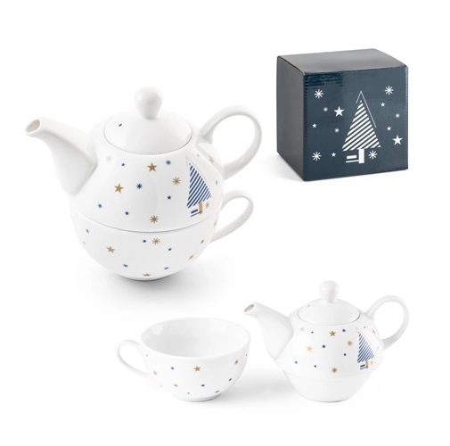 CHAMOMILE. JUEGO DE TÉ DE PORCELANA