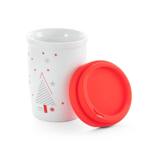 red HAZARD. Taza de viaje