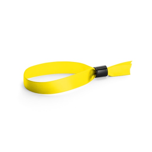 yellow SECCUR. Brazalete de raso a prueba de manipulaciones