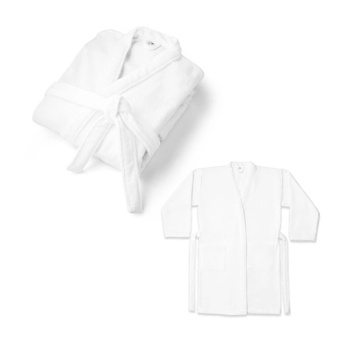 RUFFALO LARGE. Albornoz de algodón (82%) y algodón reciclado (18%) (350 g/m²)