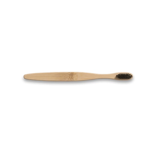 black DELANY. Cepillo de dientes con cuerpo de bambú y cerdas de nailon