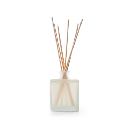 white YEUN. Varillas difusoras en botellas de vidrio