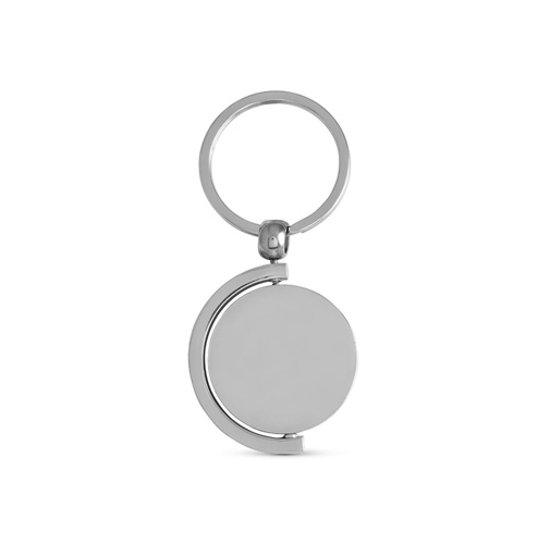 natural HOMER ROUND. Llavero redondo de bambú