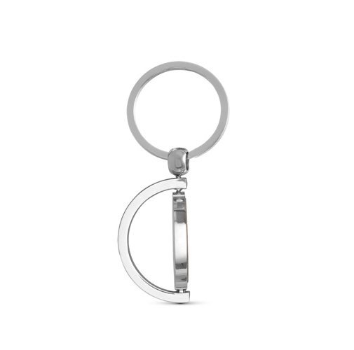 natural HOMER ROUND. Llavero redondo de bambú