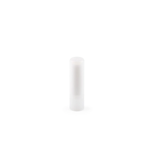 white JOLIE VEGAN. Bálsamo labial vegano, en ABS reciclado (100% rABS) y PP, con aroma de vainilla