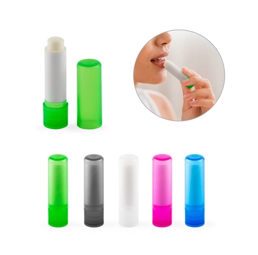 JOLIE VEGAN. Bálsamo labial vegano, en ABS reciclado (100% rABS) y PP, con aroma de vainilla