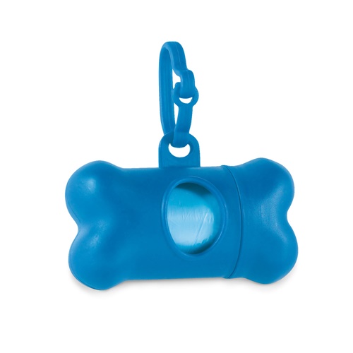 azul claro TROTTE. Dispensador de bolsas de aseo