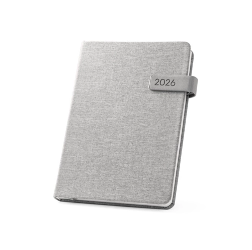 ANDRESEN A5. Agenda en poliéster reciclado (100% rPET)